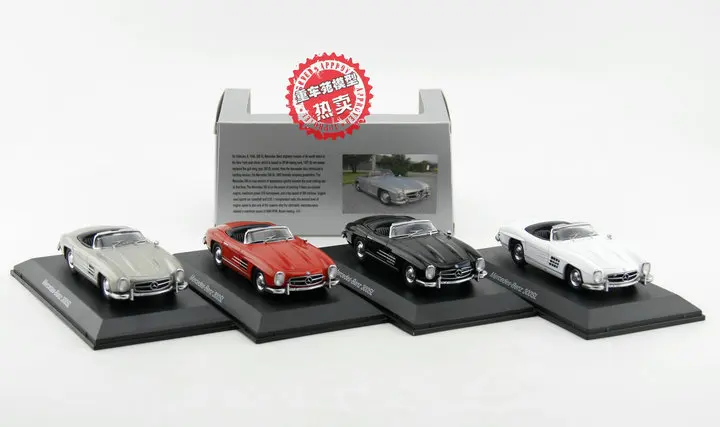 Классический литой игрушечный автомобиль модель 1:43 Mercedes Benz 300 SL (W198) винтажные