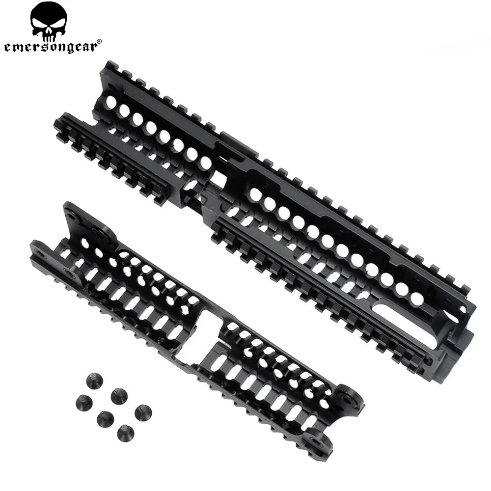 EMERSON AK 47 Тактический Quad Rail Picatinny Handguard система ЧПУ алюминий полная длина тактический для AK AEG/GBB винтовки B30 B31