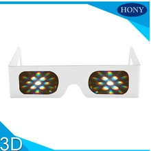 10 шт. Танцевальная вечеринка 3D Raves призмы EDM очки, 13500 линий/спиралей эффект радуги фейерверк светильник лазер 3D дифракционные очки