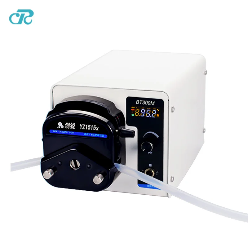 Medical laboratory chemical liquid transfer 4 led peristaltic tube pump