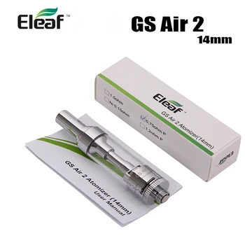 

Promotion !! Eleaf GS Air 2 Tank Adjustable Airflow Dual Coil 2ml 14mm Atomizer Fit for Eleaf iJust Start Plus
