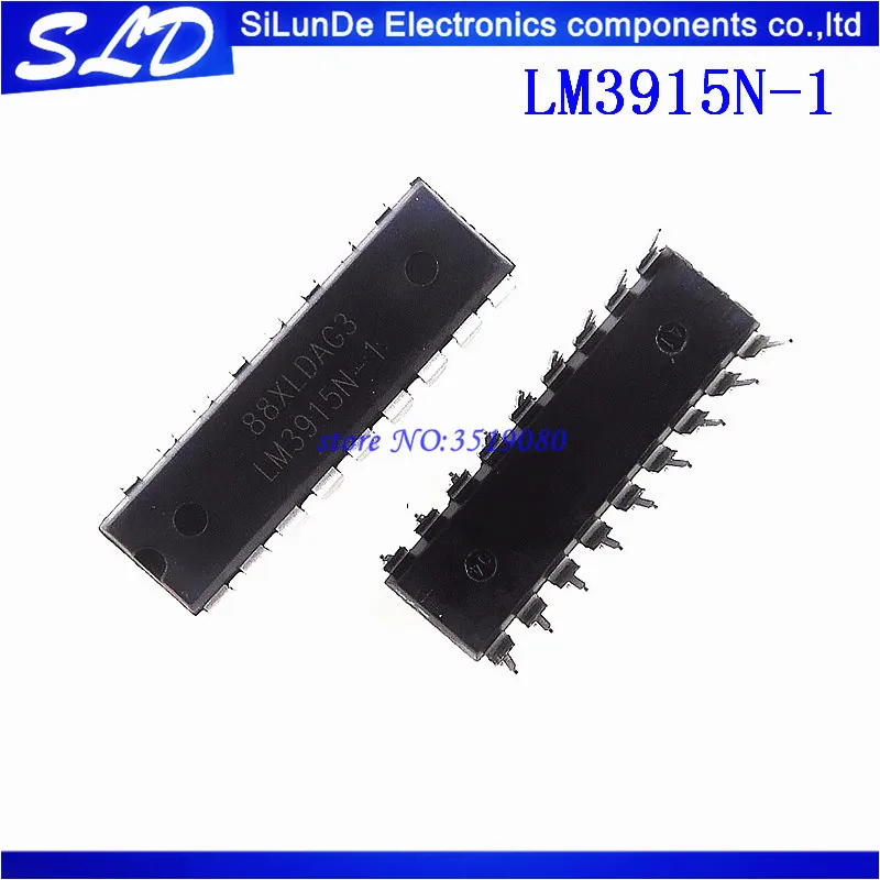 10 шт./лот LM3915N-1 LM3915N LM3915 DIP-18 светодиодные осветительные драйверы дисплей в