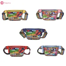 Ретро ПУ Сумки на пояс красочные Graffati женская повседневная спортивная сумка через плечо нагрудные сумки уличная одежда привлекательная сумка для покупок