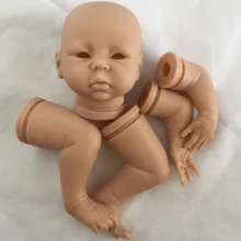 18 дюймов пустая Кукла Reborn набор с хорошим качеством силиконовые виниловые DIY реалистичные Reborn Baby форма для куклы неокрашенные незавершенные кукольные наборы
