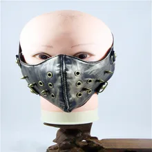 10pcs Pack New Punk Maskeler Elevation Training font b Mask b font 2 0 Black Anime