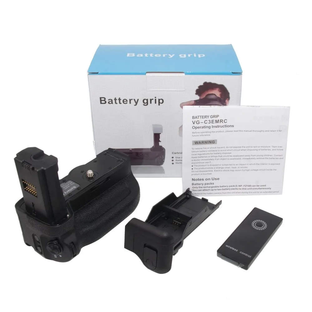 

Multifunctional VGC3EM RC Control Battery Grip Set Kit For Sony A9 A7RIII a7iii a7r3 Hold NP-FZ100 Battery Vertical-shooting