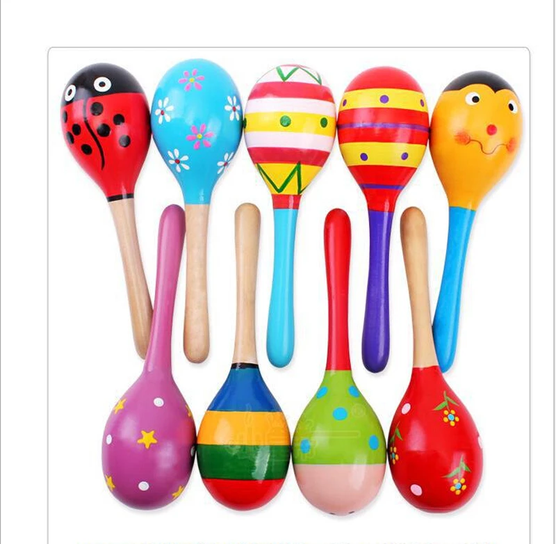 Baby educational toys Baby rattles cartoon maracas for 0 3 years old