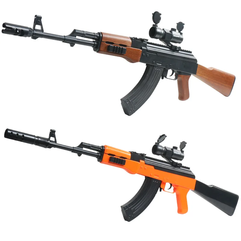 

Electric Manual Water Bullet Gun Automatic Manual Free Switching AK47 Toy Gun Outdoor CS Game Orbeez Rifle Weapon Toys For Kids