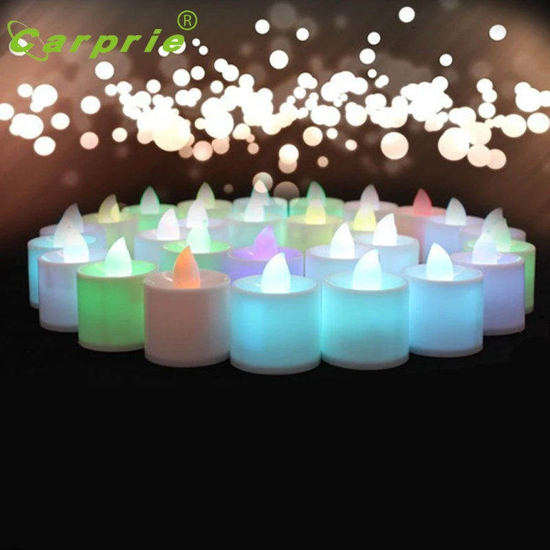 

1pc Flameless Candle Mini Colorful Romantic LED Electronic Candle Light For Party Decoration l61206 drop ship
