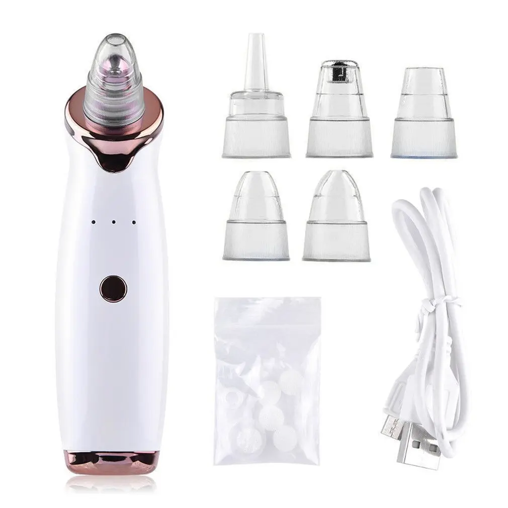 Дешево Blackhead уход за кожей пор вакуум акне Удаление прыщей вакуумный всасывающий инструмент для лица аппарат для алмазной дермабразии уход за лицо...