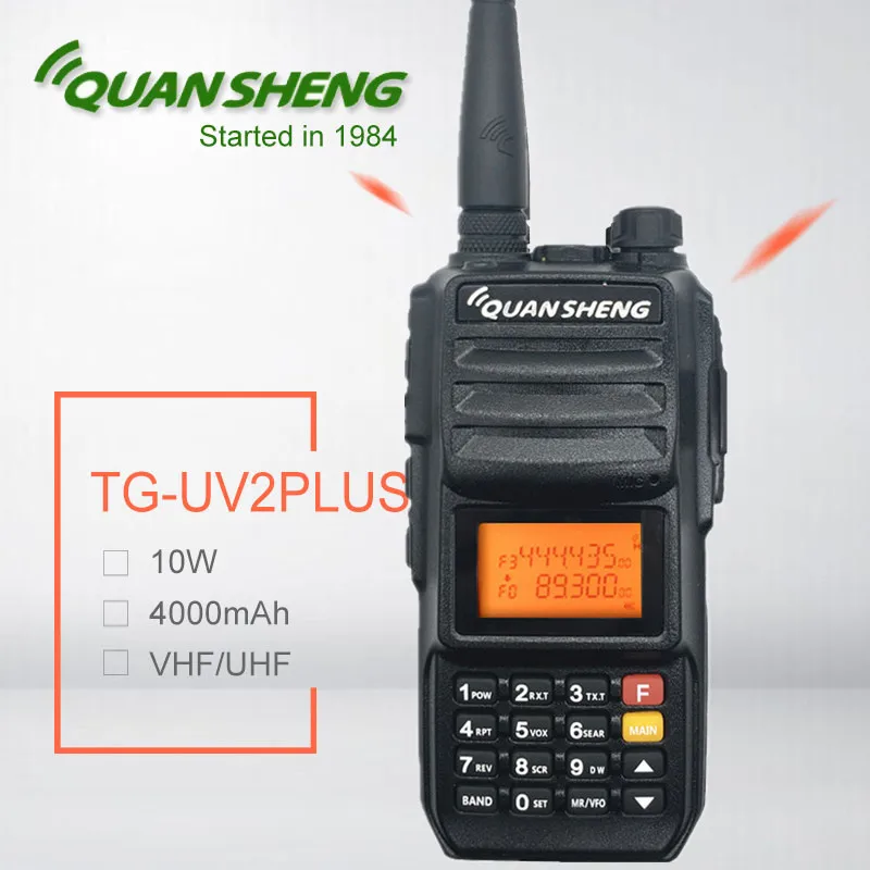 10 Вт Quansheng портативная рация VHF UHF HF трансивер сканер любительская радиостанция