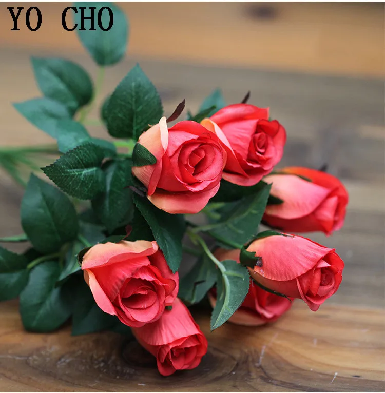 white garland christmas decoration rose artificial flower for home decor (4)
