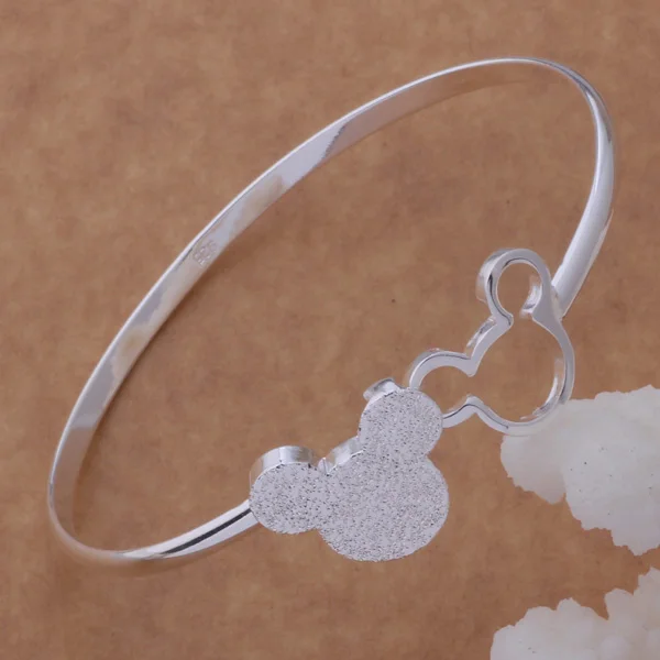 AB036 популярный браслет ювелирное изделие mikey /afvaixca ailaizsa серебряного цвета|jewelry