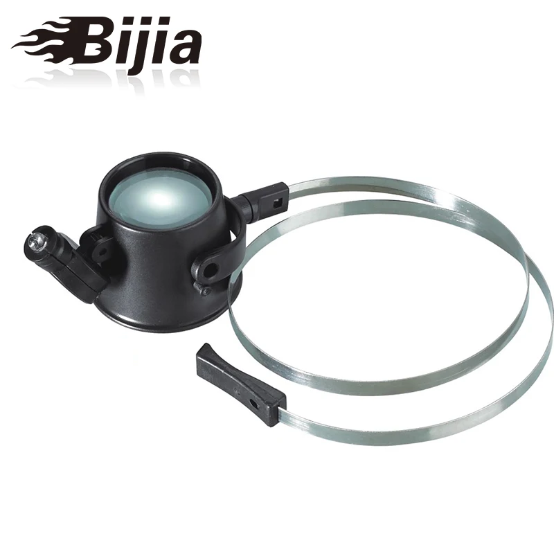 

BIJIA/ Will Scarlett 15 times eye shade type with light repair table magnifier with ring wearing magnifier MG13B-A