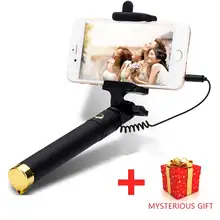 Universal Luxury Handheld Camera mini Selfie Stick Monopod for iphone 6 6s Plus 5 5s Wired Palo Selfie Groove Camera Para