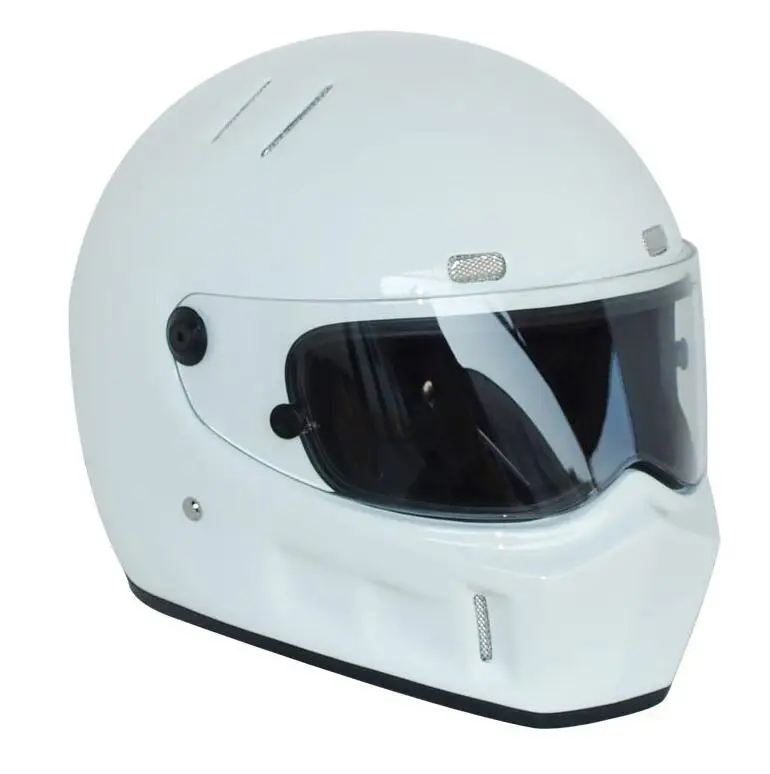 ATV-1 TOP gear StarWars стикеры Симпсонов модель мотоциклетный шлем для гонок Moto casco capacete - Цвет: Bright white 14