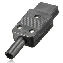 

5PCS IEC 320 C13 Female Plug Adapter 3pin Socket Power Cord Rewirable Connector