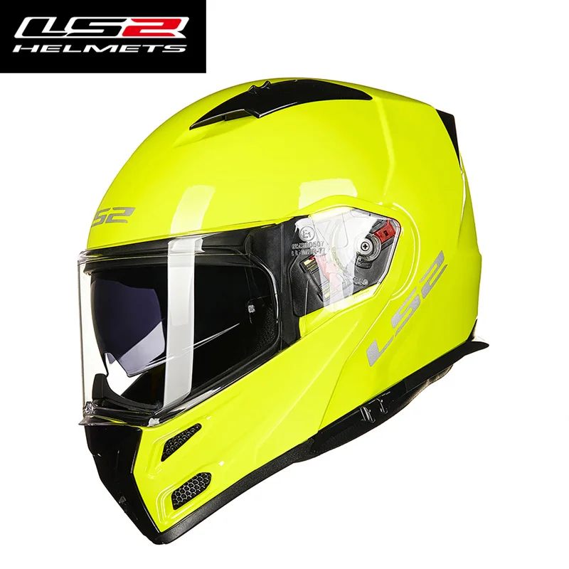 LS2 FF324 флип мотоциклетный шлем полное лицо LS2 METRO Полный лицевой шлем двойной козырек противотуманный козырек может добавить гарнитуру Blsuetooth - Цвет: 10