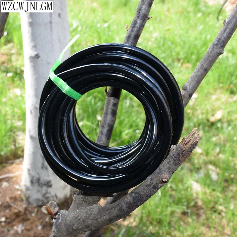 Садовый полив 4/7 мм черный мини шланг капельное орошение в теплице 5 м|hose drip|drip