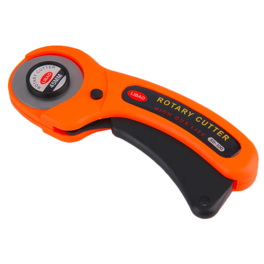 

2017 New 1Pc High Quality 45mm Rotary Cutter Premium Sewing Quilting Fabric Leather Paper Vinyl strips Cutting Craft Tools