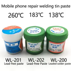 Бессвинцовая паяльная паста для обслуживания пайки олова для iPhone slurry низкая температура 138 Защита окружающей среды Олово грязи ЦП олова
