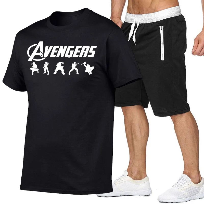 

Marvel Movie Avengers Endgame Short Sleeve T Shirt Quantum Warfare Men/Women Print t-shirt cool Tshirt Casual Summer shorts suit