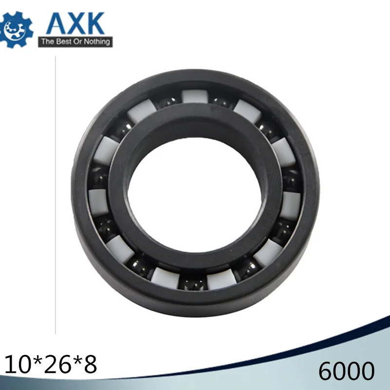 6000 Full Ceramic Bearing ( 1 PC ) 10*26*8 mm Si3N4 Material 6000CE All Silicon Nitride Ceramic Ball Bearings