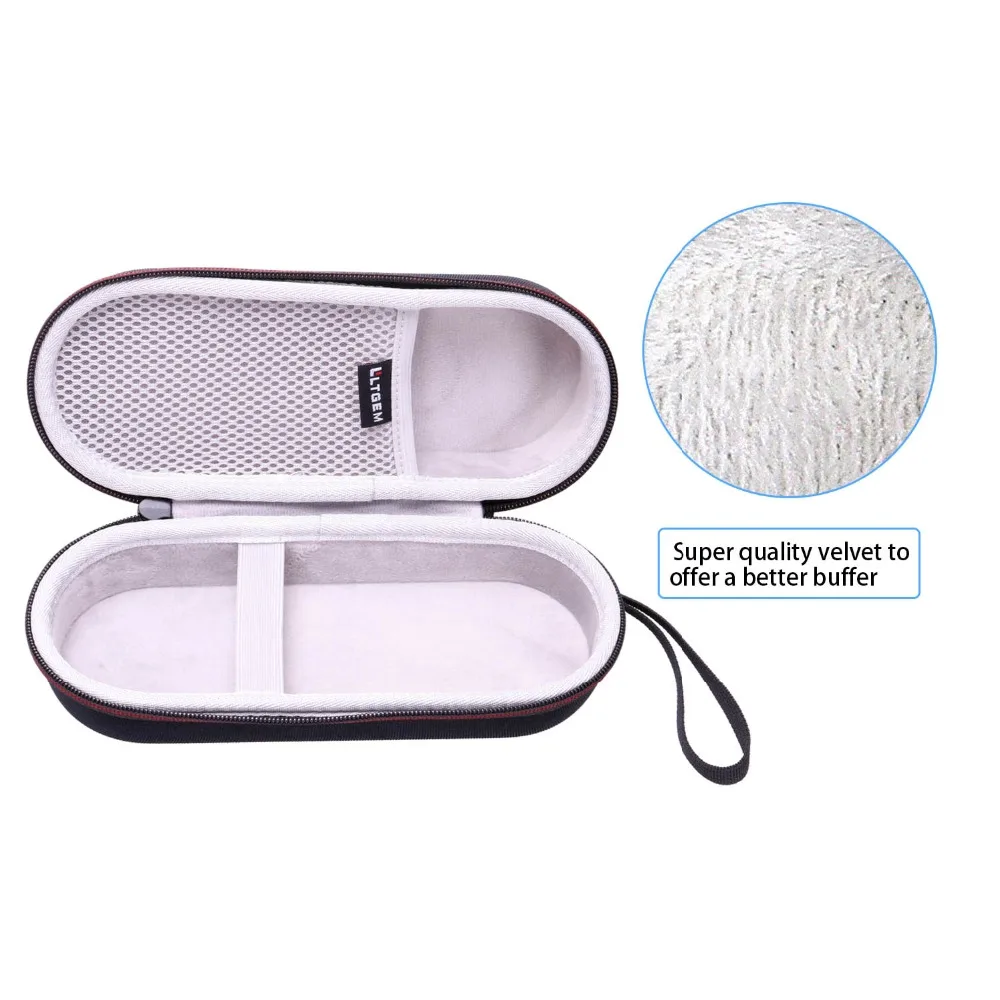 Hard Case for Fluke 323/324/325 True-RMS Clamp Meter Clamp Multimeter AC-DC TRMS Mesh Pocket for Accessories