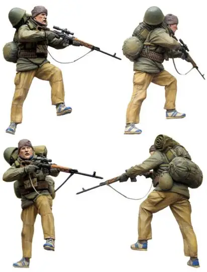 1/35 смоляная фигурка снайпера спецназа 1 шт. модельные наборы