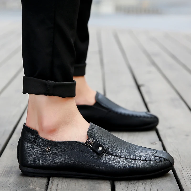 Весенняя мужская повседневная обувь; zapatos de hombre; Новинка; Высококачественная классическая мужская обувь на плоской подошве для вождения; Мужская обувь; кроссовки; лоферы