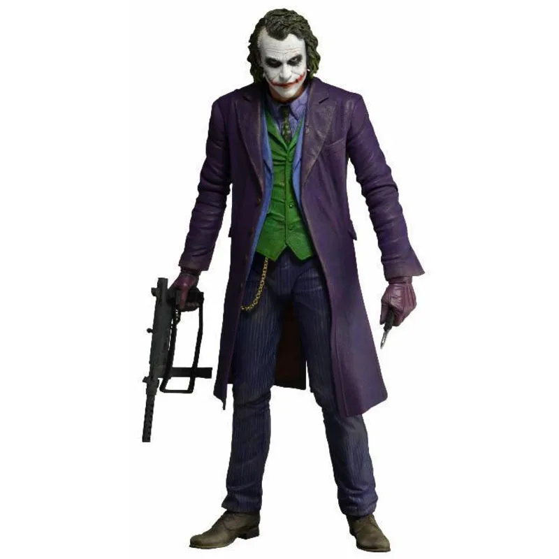 

7" Male Mini Figure 18cm THE JOKER HEATH LEDGER DC COMICS Action Figure Model
