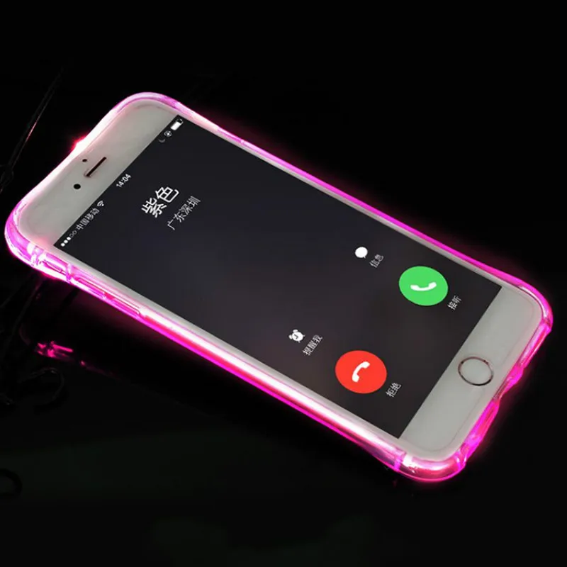 Чехол для телефона с светодиодной вспышкой ZUCZUG iPhone 6 6S plus мягкий чехол 7/7 plus|case for
