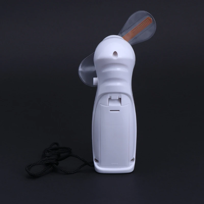

LED Mini Fan Computer Programming Text Light Handheld Battery Operated Gifts New