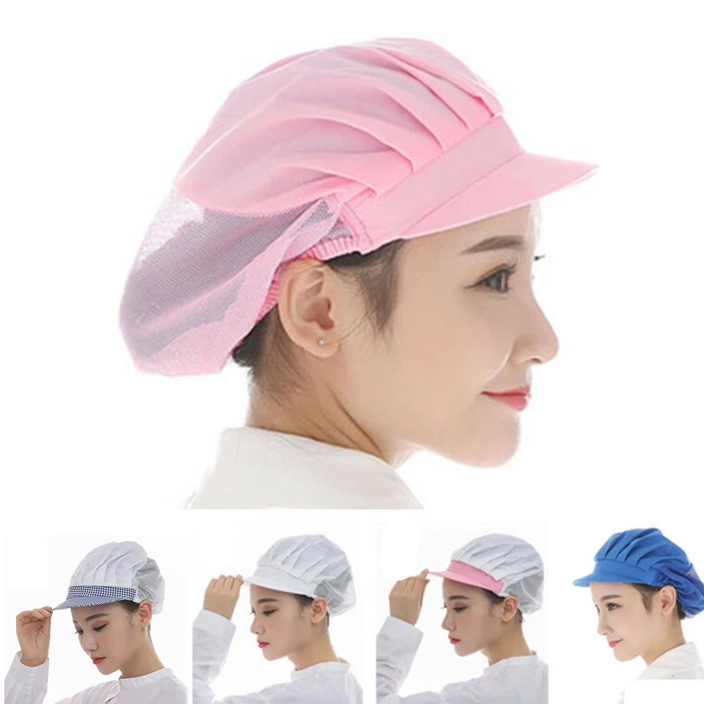 

Dustprooof Chef Hat Cafe Work Wear Cook Elastic Restaurant Unisex Bread Baker Kitchen Accessories Catering Factory Workshop #05
