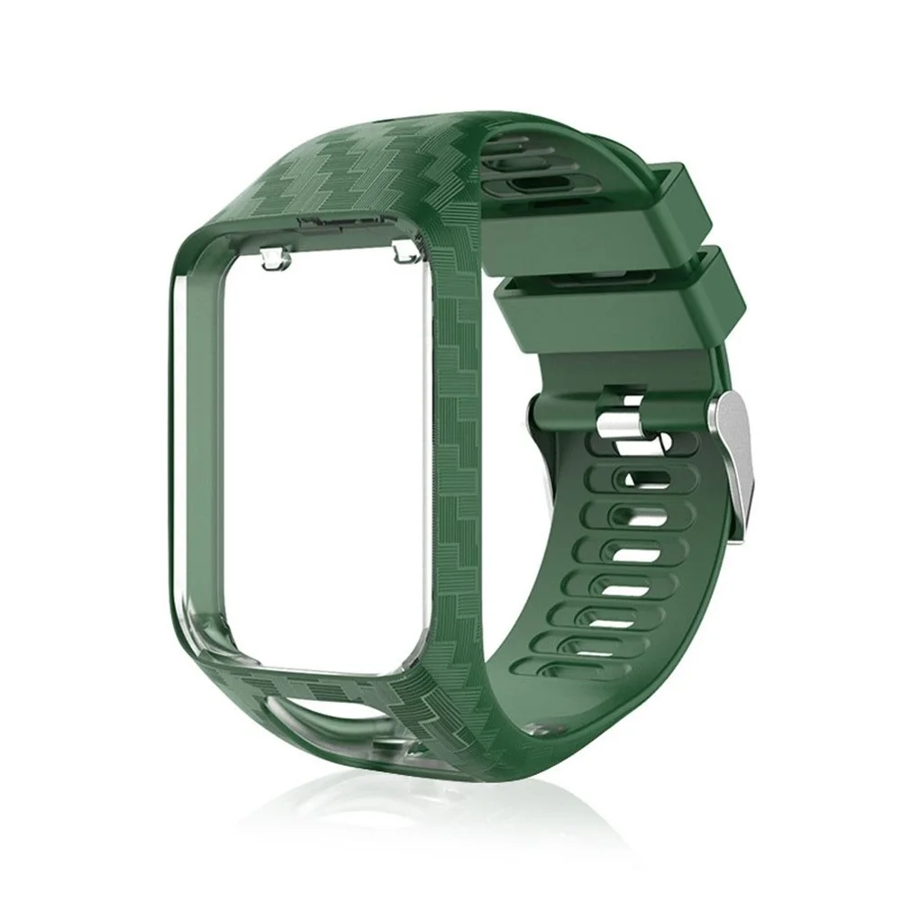 Мягкий силиконовый сменный ремешок для часов, спортивный браслет для Tomtom Runner 2 3 Spark 3 Golfer 2 SportsRunning Watch - Цвет: 9