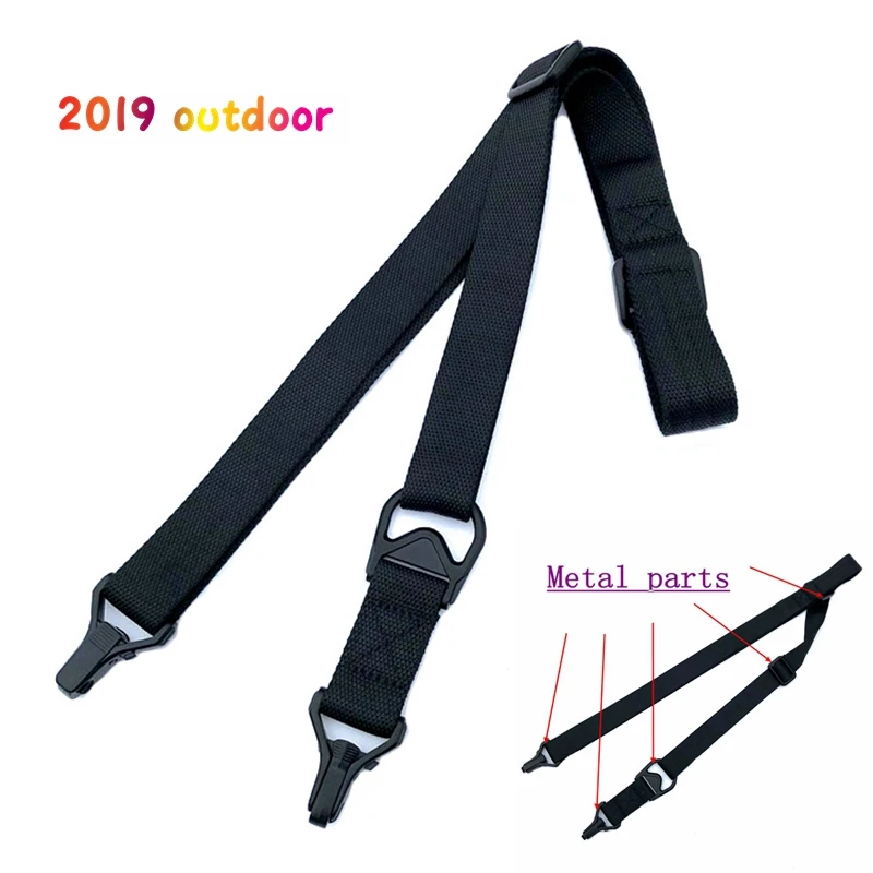 

2 Point Tactical Rifle Sling Military Wargame Paintball Hunting Adjustable Gun sling Strap ms3 Durable metal parts Gun straps