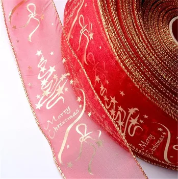 

100pcs 200cm Christmas Tree Decorations Ribbons Party Supply Xmas Bow Ribbon High-Grade Christmas Decorations For Home