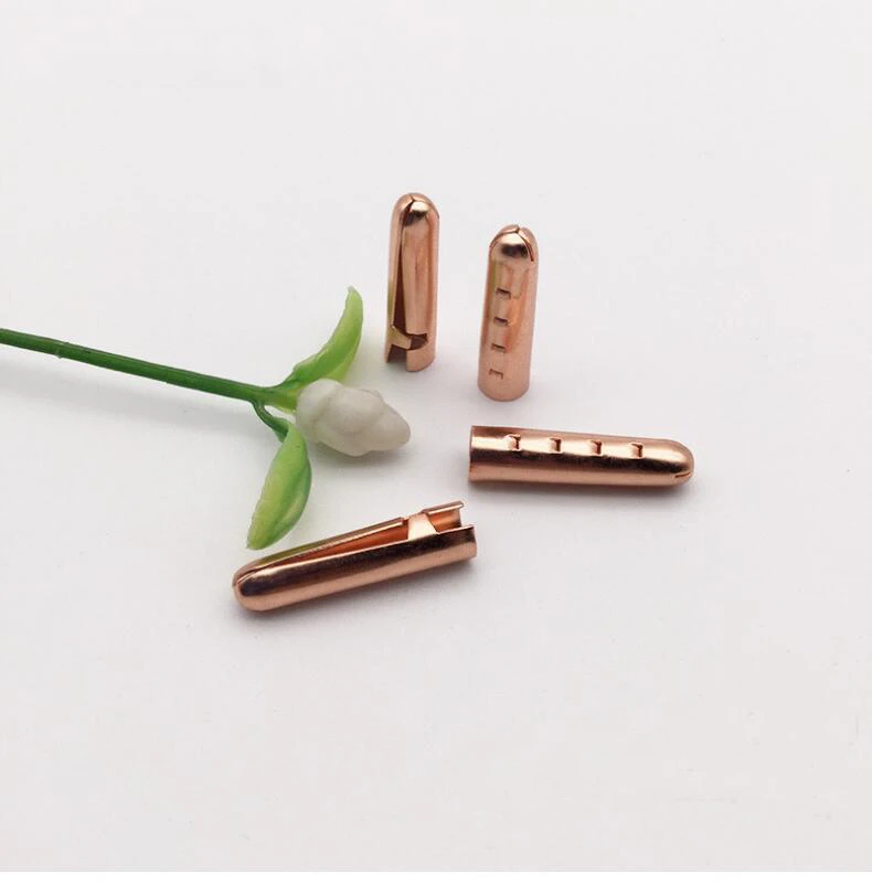 50 PCS Metal Aglets DIY Shoelaces Repair, Shoe Lace Tips