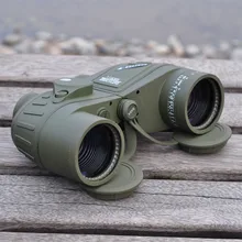 High 10X50 396FT/1000YDS Military Optic Binocular Waterproof Shockproof Telescope Spotting Scope with CompassTravel Concert