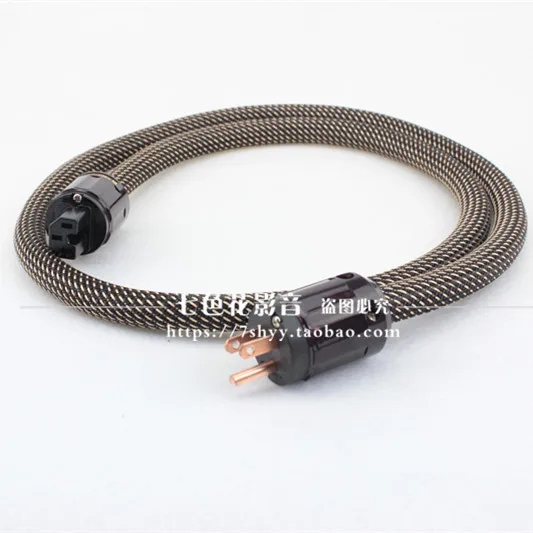 

Power Line 400 Pure Copper Cable American Standard / Australian Standard HIFI AC Power Cord 1PC