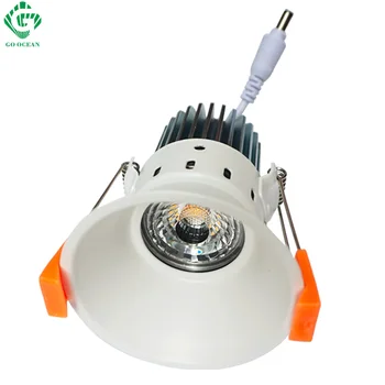 

Downlights Recessed Projector 12W Dimmable Spot Ceiling Fixtures LED Lamp Recessed in Wall Down Light Lighting Lamps Bathroom