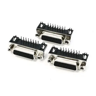 

DB15 2 Line PCB Mounting Pins D-sub Connector Female Plugs 3 Pieces