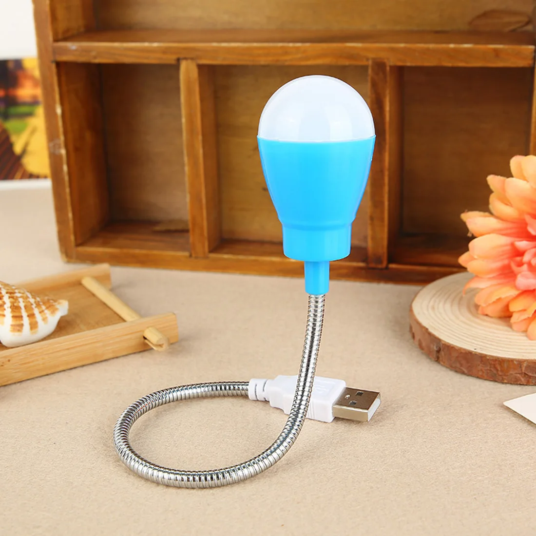 

USB LED Nightlight Desk Reading lamp For PC Mobile Power Telescopic luminaria Computer p25