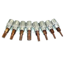 8 peça torx estrela conjunto de bits soquete impacto 1/4