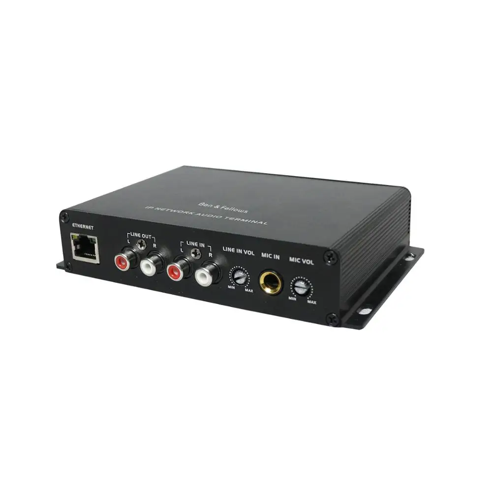 

Ben & Fellows 520111 SIP PA System 2*30W Wall-mounted Network Terminal with Built-in Digital Amplifier