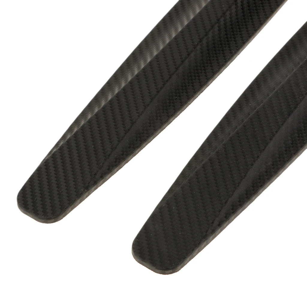 2 Pcs Car Carbon Fiber Anti-collision Strip Bumper Protector Car Crash Bar Anti-rub Bar For Car/Truck/SUV/MPV/RV Etc 40*5cm
