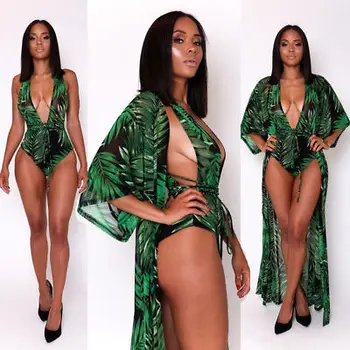 

2Pcs Bikinis Set Summer Womens Swimsuit Swimwear Swimwear +Cover Up Kaftan Bathing Suit