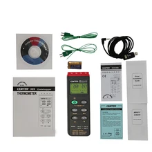 Центр 309 K Тип Четыре канала регистратор термометр ПК интерфейс с USB кабель программного обеспечения
