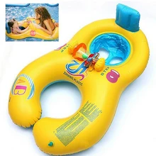 Безопасный надувной матушка детские надувные изделия для плавания кольцо детское кресло двойной человек плавать ming бассейн Фламинго пончик Лебедь новорожденных плавать ming кольцо