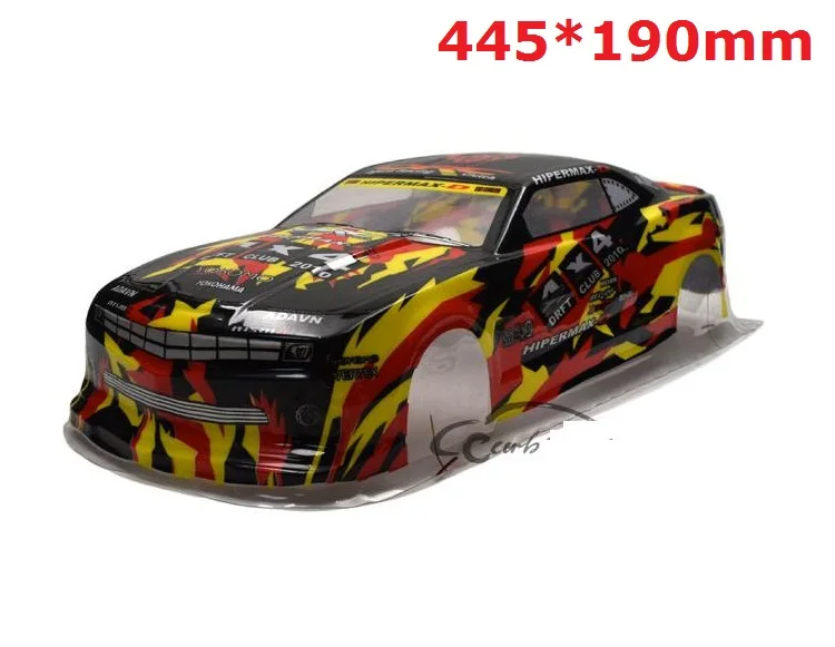 Ewellsold 1/10 RC запчасти для автомобилей 1/10 RC гоночный автомобиль на дороге Дрифт Окрашенный корпус из ПВХ несколько вариантов 94122 - Цвет: Армейский зеленый